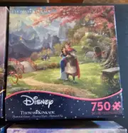 24"x18" New DISNEY Thomas Kinkade 750 Piece PUZZLE Mulan MUSHU Animated