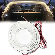 Dynamic Flowing Car Trunk Light Strip, 78/157 Inch Trunk Led Light Strip, Cuttable Universal Waterproof Cargo Ambient Lighting, Constant/Flowing for SUV Vans (Warm Colors,2m/78 in)