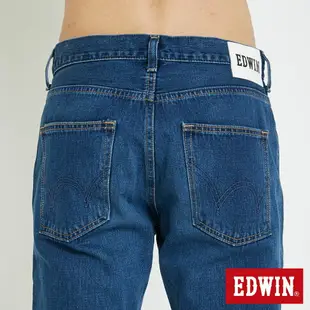 EDWIN 503 復古水洗 純棉AB牛仔褲-男款 石洗藍 TAPERED