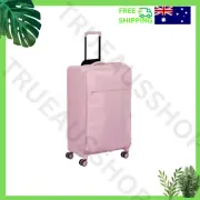 Blush 70cm Lightweight Soft Case, 83L, Expandable with TSA Lock & 8 Spinner Whee