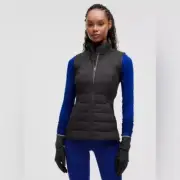 NWT Lululemon Down For It All 700 Fill Vest Black Size 6