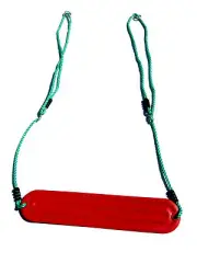 Cubby Strap Swing Seat with Adjustable Ropes RED Tree Play Equipment outdoor