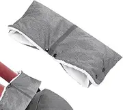 Gloves for Prams, Pram Mittens for Handlebars, Frost Protection Warm Pram Hand Warmers, Flannel Lined Pram Warm Muffs, Extra Thick, Waterproof Winter Pram