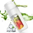 Portable Blender 340ml Personal Juicer USB Rechargeable Household Fruit Mixer