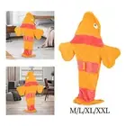Wearable Hooded Blanket Creative Clown Fish Pajamas for Club Roles Play Parties