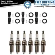 Ignition Coil Boots & Iridium Spark Plug Kit Set for Hyundai Azera