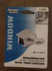 Defender Sliding Window Lock, never used. U-10551