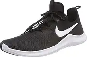 [Nike] Women's WMNS Free Tr 8 Fitness Shoes, Black Black White 001, 10 US