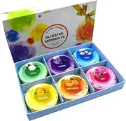 YinQin 6 PCS Shower Steamers Aromatherapy Shower Bombs Set Essential Oils Natural Fresh Strong Scents to Relieve Stress Bath Shower Bombs Set Shower Steamer Aromatherapy Tablet Set for Girl Women