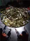 Brown Agate Coffee Table – Natural Stone Accent Table for Living Room