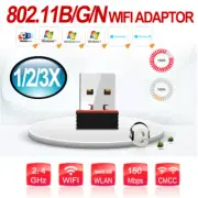 AU 1/2/3x Mini USB Wireless N 802.11n Nano WiFi N Network Adaptor Dongle PC AU