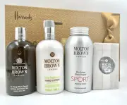 Molton Brown Black Pepper Gift Set Shower Gel, Bath Salt, Lotion , Soap Boxed