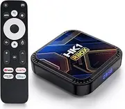 CHROX Android TV Box 13.0,2024 Andoid TV Box HK1 RBOX K8S 4GB RAM 64GB ROM, WiFi 6 4K TV Box Android RK3528 Quad-Core 2.4G/5G WiFi BT 5.0 USB 3.0 Smart Tv Box,4gb+64gb