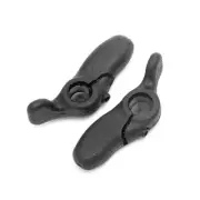 Pair MTB Mountain OX Horn Shape Bar Ends Road Rubber Handlebar Grips
