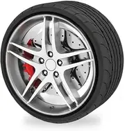 OCC MOTOR SPORT Rim Protector - Black, 6 Metres, Wheel Well, Kunststoff oder Polyurethan, Painted Black