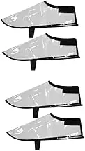 OSALADI 2 Pairs Boot Covers Indoor Outdoor Waterproof Rainproof Anti-Slip Reusable Shoe Cover