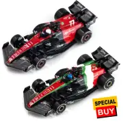 AFX 2023 Alfa Romeo Monza & FY-77 Limited Edition F1 Collection HO Slot Car