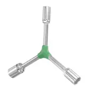Y-Shaped 3 Way Socket Wrench 12mm 14mm 17mm 4" Bike Cycling Repairing Tool