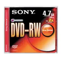 在飛比找蝦皮購物優惠-Sony DVD-RW 空白片 4.7G 2X 120分鐘 