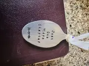 Hand Stamped Spoon Bookmark - Just One More Chapter