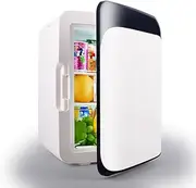 MegLob 10L Portable Mini Refrigerator, Outdoor Camping Car Freezer, Cosmetic Breast Milk Medicine Insulin Cooler, Compact Beverage Chiller,Black