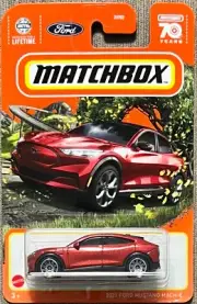 Matchbox 2023 70 Years 2021 Ford Mustang MACH-E #HFP10 1:64 Scale Error Card