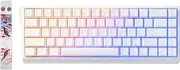 YUNZII x MADLIONS MAD68 HE Rapid Trigger Wired Magnetic Mechanical Gaming Keyboard 60% Hall Effect Magnetic Switches Adjustable Actuation, PBT Keycaps RGB Hot-Swappable, 8K Hz Polling Rate (White)