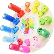 Abaodam 1Pc Creative Learning Clock for Educational Puzzle Plaything to Teach and Numbers Safe Material for Home Kindergarten Use
