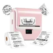Label Maker Machine with Tape, T003 Thermal Label Maker, 3.15 Inch Bluetooth ...