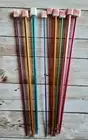 11 Pcs Set Long Tunisian Afghan Crochet Hooks Aluminum Knitting Needles Assorted