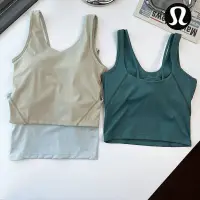 在飛比找蝦皮商城精選優惠-Lululemon運動文胸夏季新款絲帶胸墊瑜伽服小清新深v文