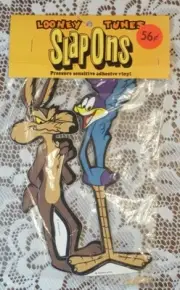 WILE E. COYOTE & ROADRUNNER SLAP ONS LOONEY TUNES WARNER BROS. VINTAGE CARTOON