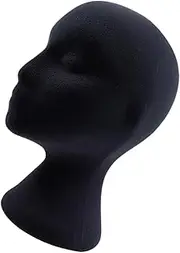 WOFASHPURET Wig Stand Mannequin Head Display Holder for Hats Wigs Headwear Lightweight Portable Durable Support Stand for Home Shop Use