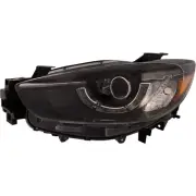 Headlight For 2016 Mazda CX-5 Driver Side Black Housing Clear Lens With Bulb LED (for: Mazda)