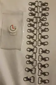 26pcs Metal Swivel Clips Clasps Lobster Trigger Snap Hooks Strapping Bag Handbag