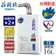 【莊頭北】16L數位恆溫分段火排水量強制排氣熱水器／TH-7167AFE(LPG/FE式桶裝瓦斯)