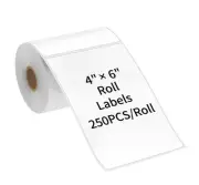 4"x6" Roll Direct Thermal Shipping Labels for Zebra&Rollo Printers 1/2/4/12Rolls