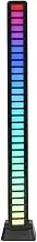 RGB Light Bar Voice Control Ambient Light Music Atmosphere Lamp USB Home Studio (Black)