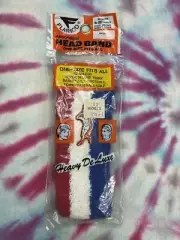 Flarico 1960s Sports Absorbent Headband Brand New Retro Rare Collectible Classic