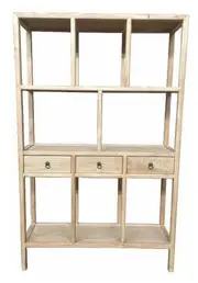 MF Chinese Antique Reproduction Bookself Display Cabinet