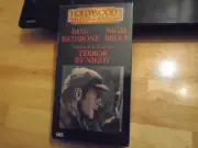 SEALED RARE OOP Sherlock Holmes Terror By Night VHS film 1946 Basil Rathbone !