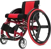 Elderly Wheelchair Sport Adult Manual Self Propelled Lightweight Foldable Aluminium Advanced Shock Absorption Bump Uncomfortable Be Applicable Children Cerebral Palsy