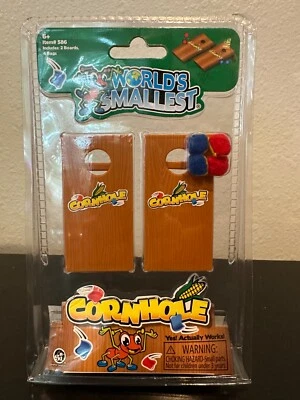 Cornhole Game Bar Man Cave Stocking Gag Gift New Worlds Smallest White Elephant