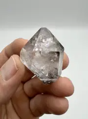 Genuine 41mm DT Herkimer Diamond, Nice Clarity & Luster, Wisps & Rainbows