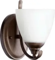 Powell - 1 Light Wall Bracket in Quorum Home Collection style - 5.5 inches wide