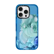 iPhone 16 Pro Impact Case Blue Splash