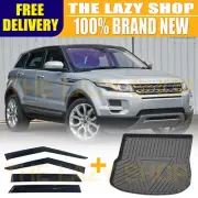 Weathershields Window Visor & 3D Cargo Mat Boot Mat for Evoque L538 5Door 11-18 (for: Land Rover)