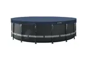 Intex 18FT X 8IN Round AllSeason Deluxe Winter Pool Cover for Above Ground Pools