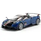 Pagani Huayra Roadster BC Toy Car 1:18 Scale Diecast Model Car for Adults Blue