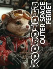 Outer Space Ferret Photo Book: Explore Fun Adventures of Ferrets in 40 Stunning